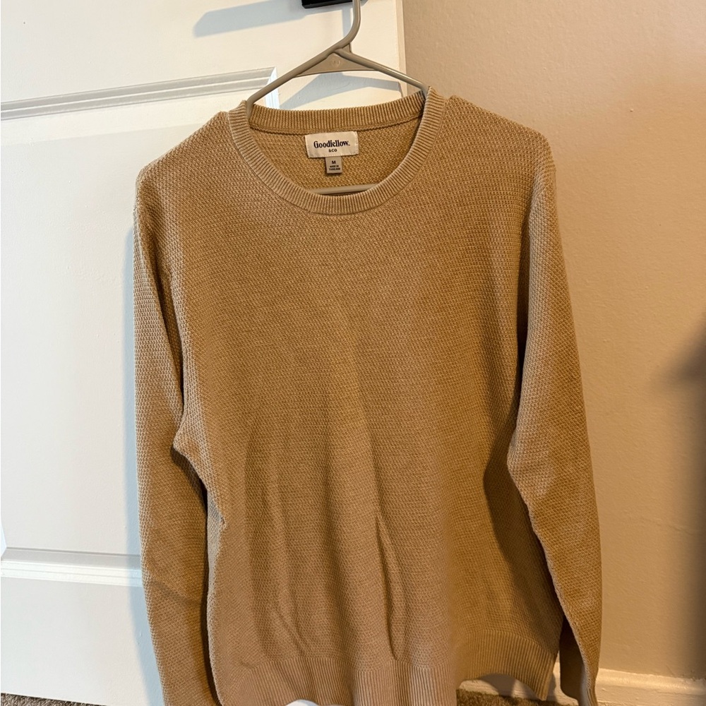 Goodfellow & Co Men's Beige Crewneck Sweater